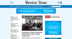 Desktop Screenshot of bentoneveningnews.com